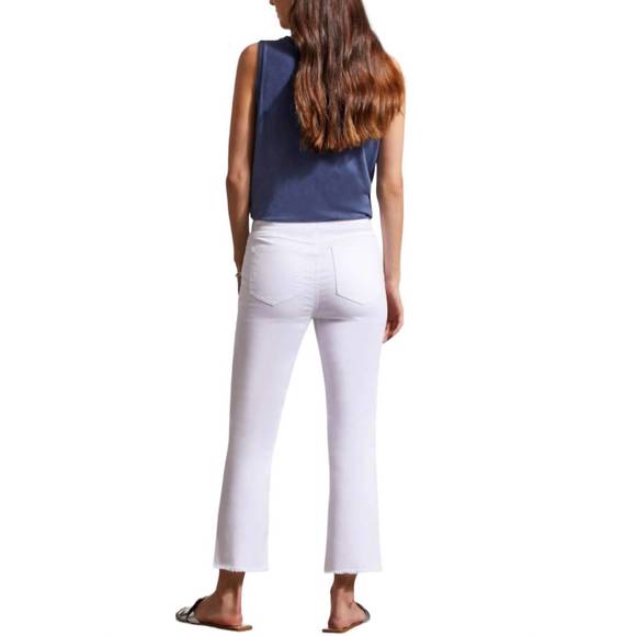 NEW TRIBAL audrey pull on straight crop jeans in white - Picture 3 of 3